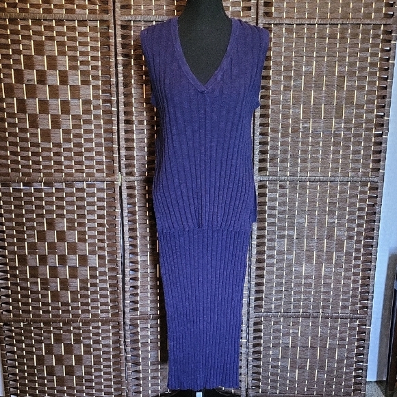 FP Beach Purple Knit Two Piece Set - Picture 1 of 5